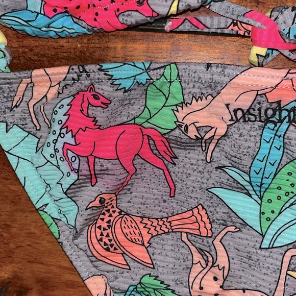 Insight Neon Animal Print Bikini. - Picture 5 of 5